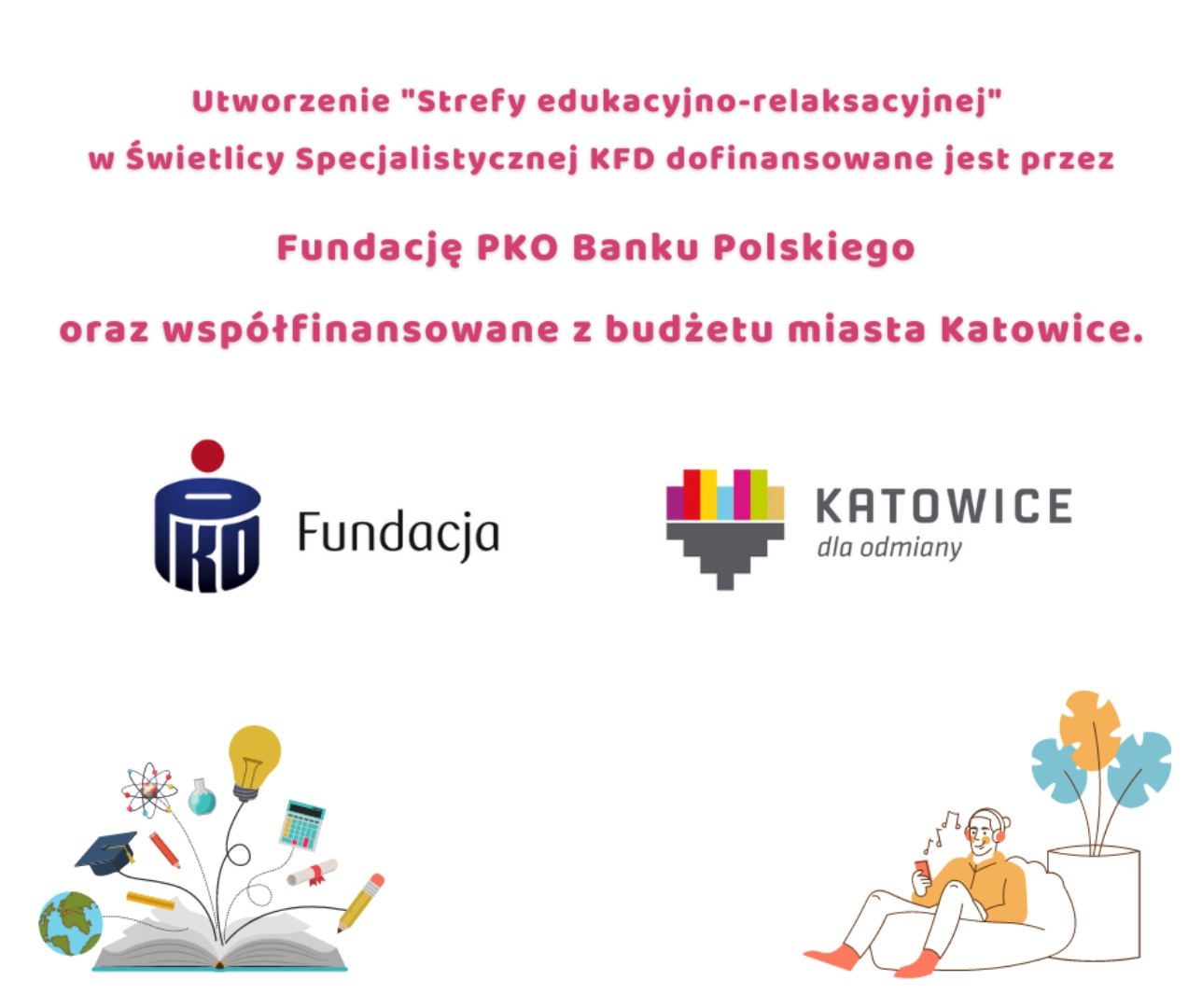 Fundacja PKO Bank Polski i Miasto Katowice tworzą strefy w Świetlicy - więcej informacji