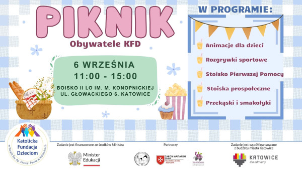 ZAPRASZAMY NA PIKNIK! - więcej informacji