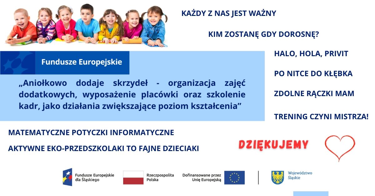Zakończenie projektu „Aniołkowo dodaje skrzydeł”